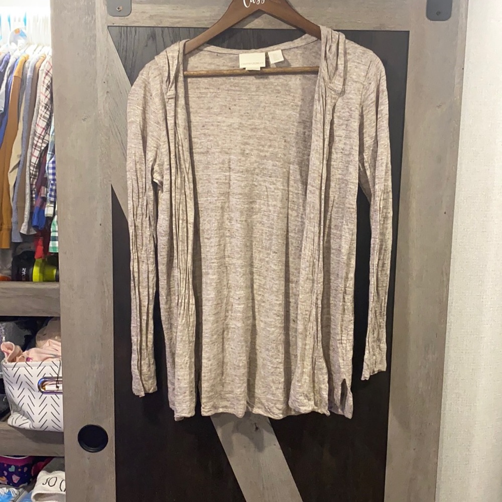 Hooded cardigan